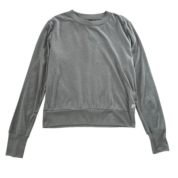 Vuori Daydream Long Sleeve Pullover Crewneck Sweater in Gray SZ S - Picture 3 of 9